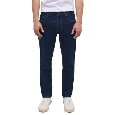 Straight-Jeans MUSTANG "Herren Style Washington Straight", Herren, Gr. 48, Länge 32, blau (900 dunkelblau), Denim/Jeans, 99% Baumwolle, 1% Elasthan, unifarben, straight fit, Jeans Straight-Jeans
