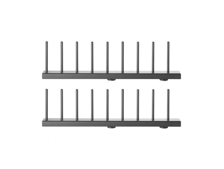 String Porte-assiettes String noir, 30 cm, lot de 2