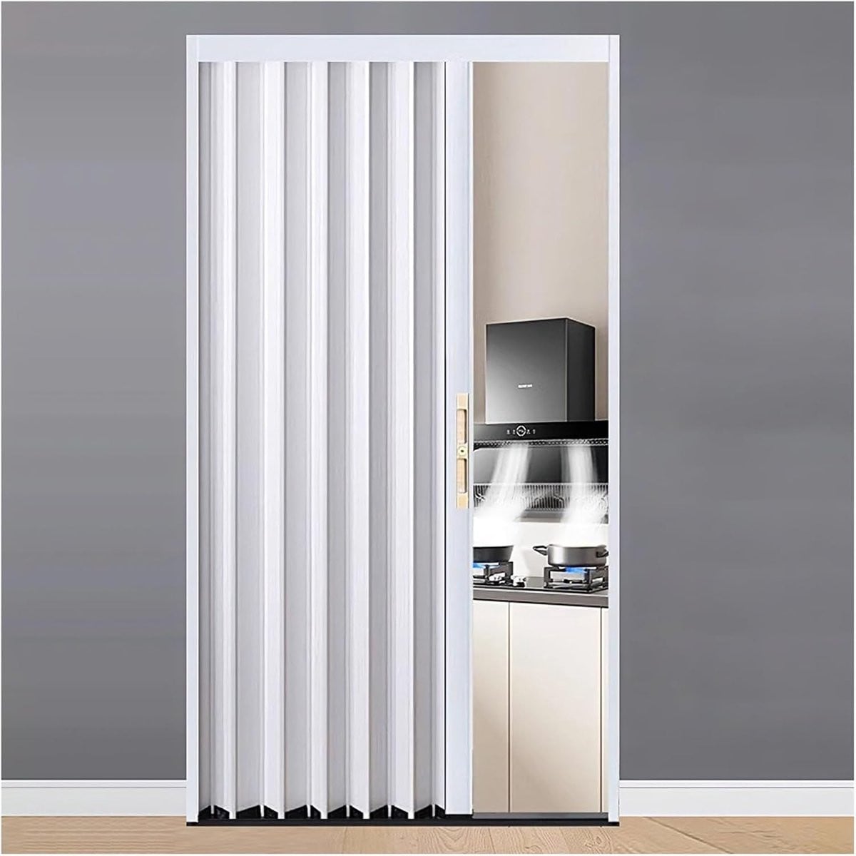 Aluminium Accordeon Deur Vouwdeur voor Ruimteverdeling - 70 x 220 cm