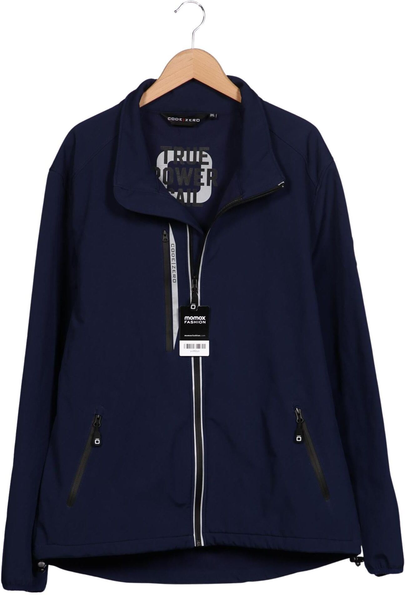 Code Zero Herren Jacke, Marineblau, Gr. 3Xl, Synthetik - Second Hand