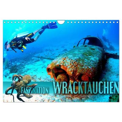 Faszination Wracktauchen (Wandkalender 2027 DIN A4 quer), CALVENDO Monatskalender