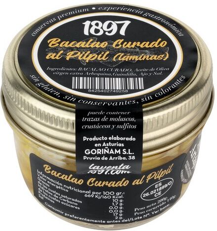La Venta 1897 Bacalao curado al pilpil .
