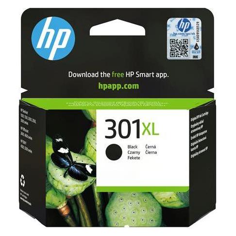 HP 301XL High Yield Black Original Ink Cartridge (BK) (CH563EE#30A)
