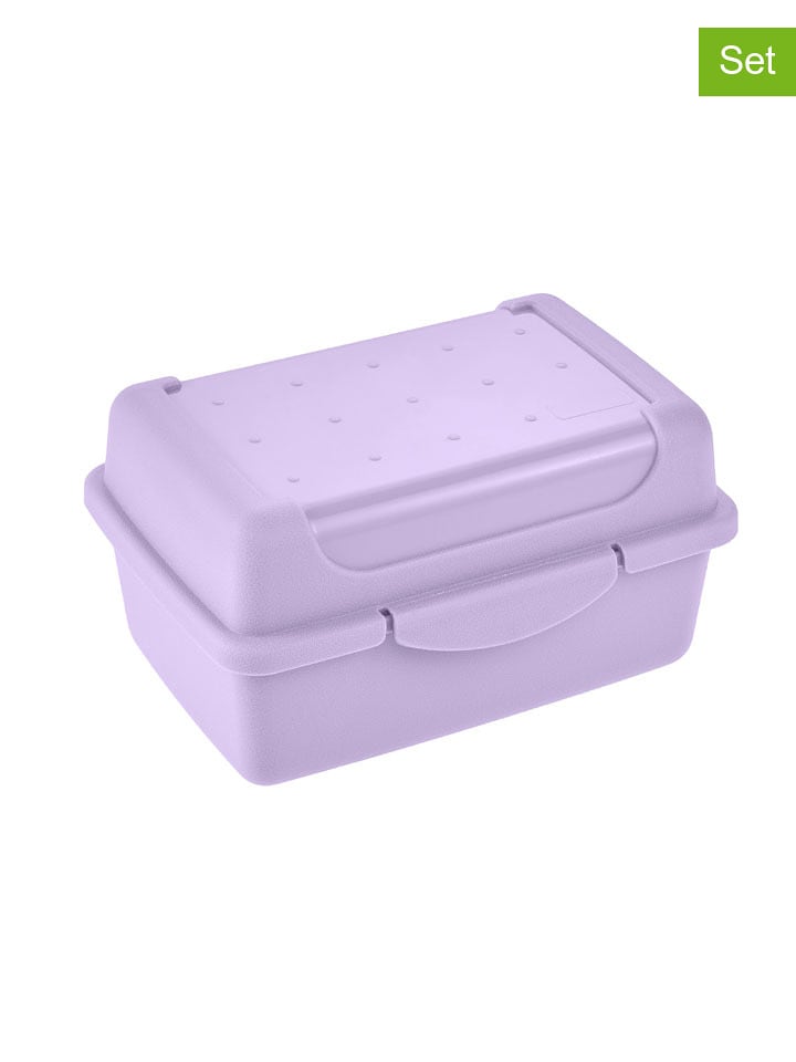 keeeper 2er-Set: Lunchboxen "Luca" in Lila - 350 ml - onesize
