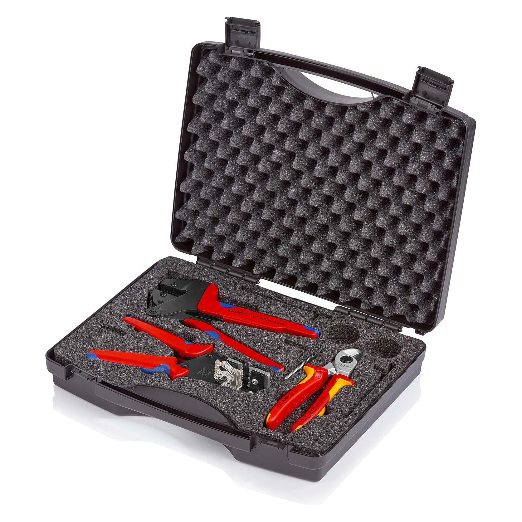 Knipex Werkzeugkoffer für Photovoltaik (1 Teil) (97 91 03)