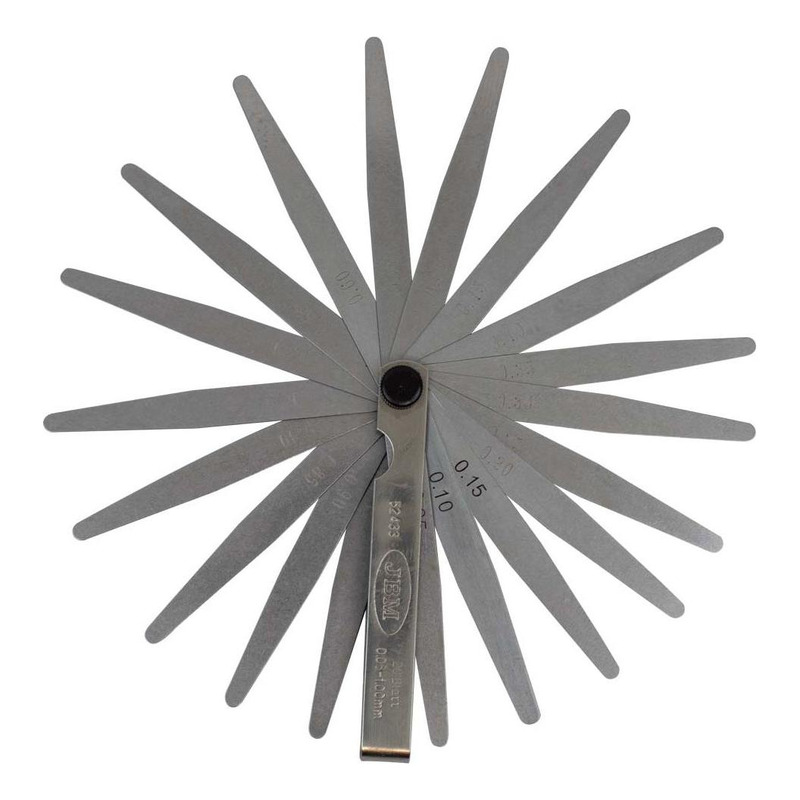 Jauges d'épaisseur métrique JBM 0,05 – 1 mm