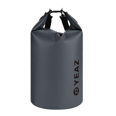 Packsack YEAZ "Wasserfester Packsack 40L ISAR", Gr. 40, schwarz, Obermaterial: 100% PVC PVC., Taschen