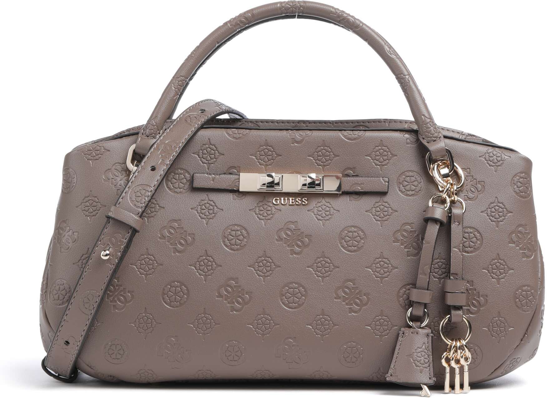 Guess Carmella Handtasche aus Leder, braun