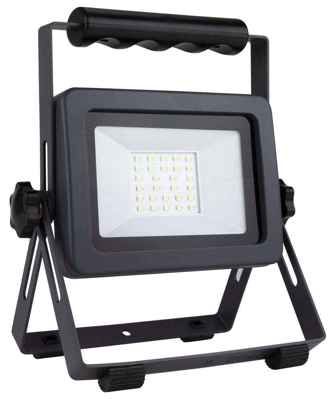 REV LED-flitser Flare 20W tabletop zwart-zilver