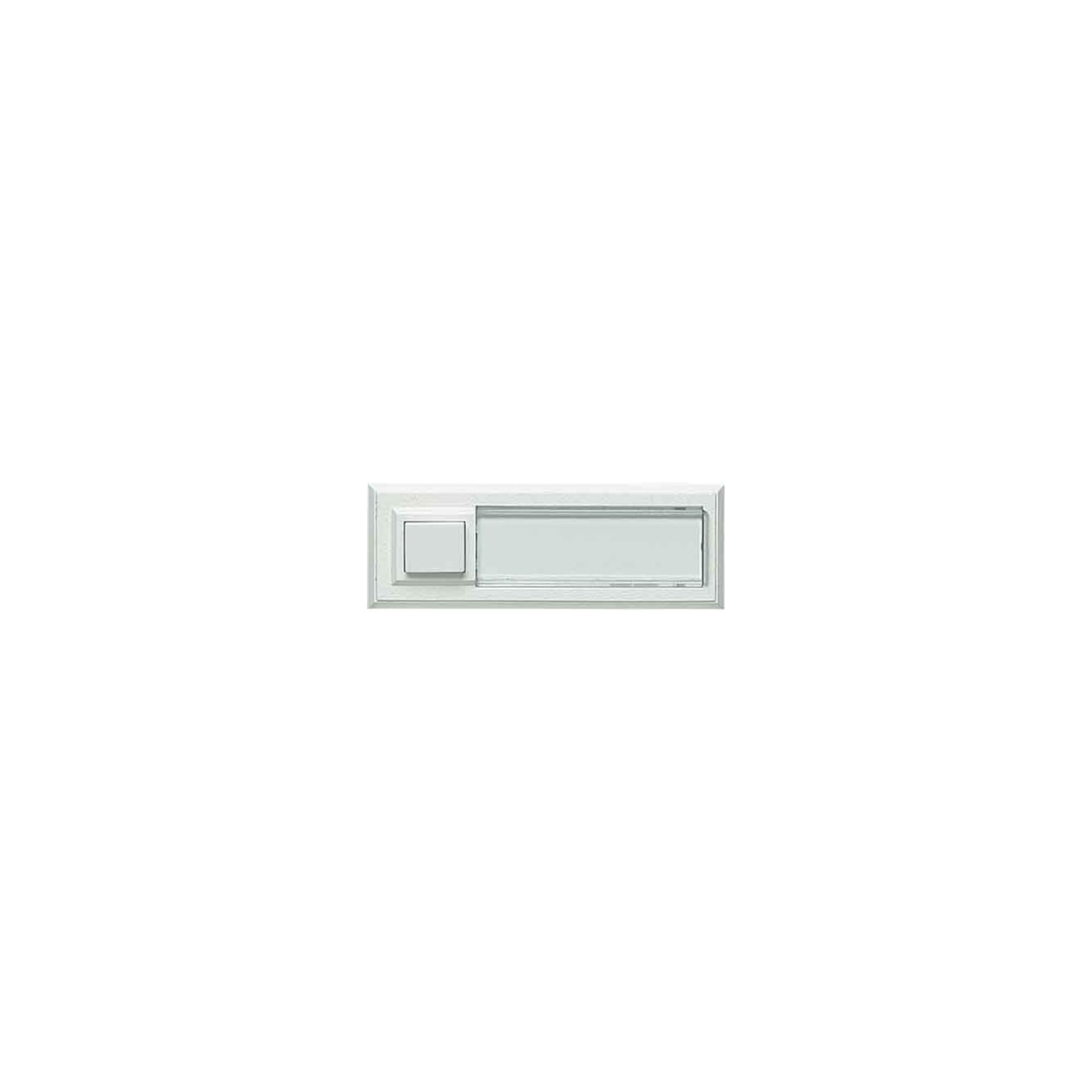 Grothe Klingeltaster AP 1fach 32x90x18mm,ws,bel. ETA 2132A (51015)