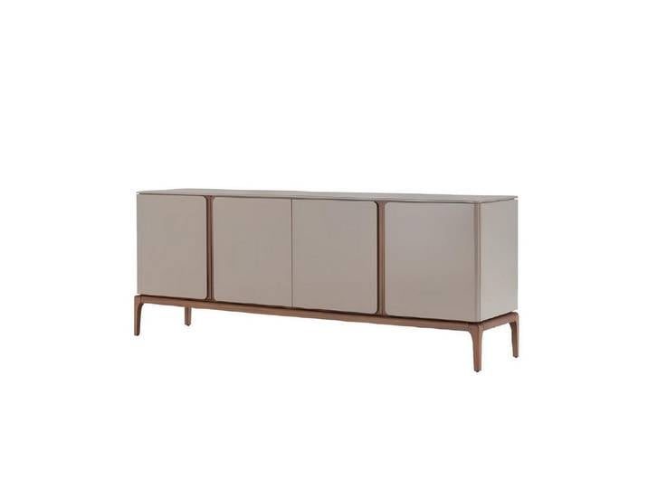 Xlmoebel Sideboard Beige Holz Anrichte im modernen Stil für elegantes Wohnen (Anrichte, Anrichte), Hergestellt in Europa