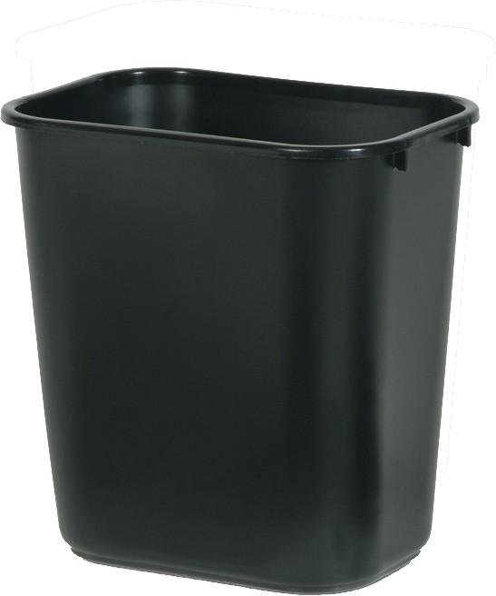 Rubbermaid Papierkorb zwart 26,6 liter