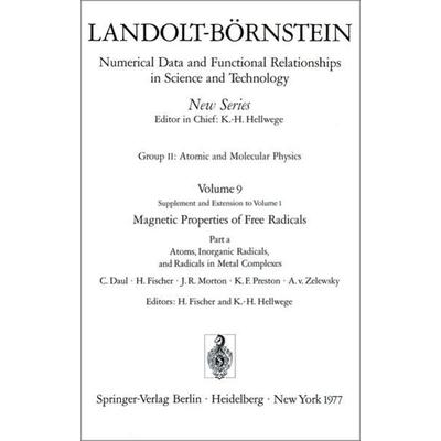 Atoms, Inorganic Radicals and Radicals in Metal Complexes / Atome, anorganische Radikale und Radikale in Metallkomplexen, Gebundene Ausgabe von C.