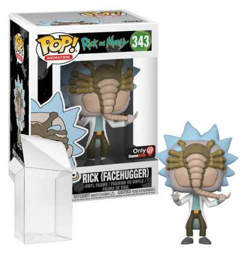Funko Pop! Animatie Rick and Morty Rick Facehugger #343