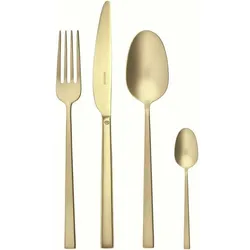 Sambonet Besteck 24tlg.Vh. Rock Antique Edelst./PVD Champag, Besteck, Gelb, Bronze, Gold