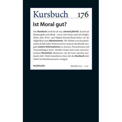 Kursbuch Nr. 176, Taschenbuch von , Murmann Publishers, 978-3-86774-265-8