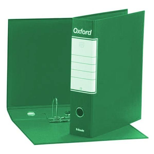Esselte Protokoll Oxford Blockflöte 8 cm Grün (A4, 80 mm, 1 Stk.) (390785180)