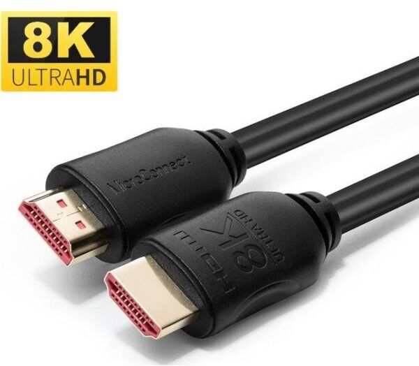 MicroConnect 8k Hdmi Kabel, 2m, Sort