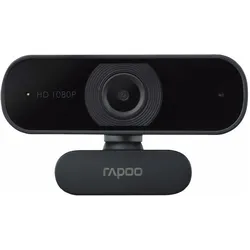 Rapoo XW170 HD Webcam (0.90 Mpx), Webcam, Schwarz