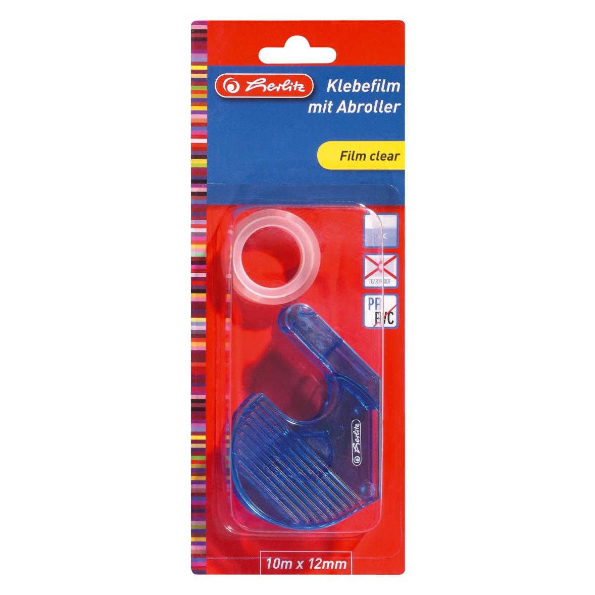 Herlitz 8735003 Klebefilm-Abroller Kunststoff Mehrfarbig (8735003)