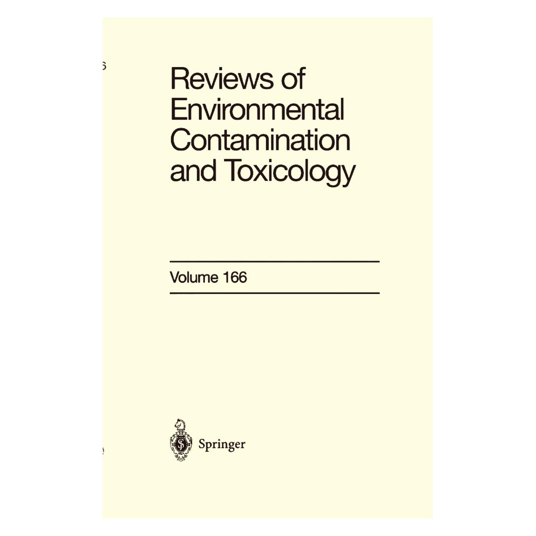 Springer Reviews of Environmental Contamination and Toxicology 166 (Englisch, Softcover) (55382324)