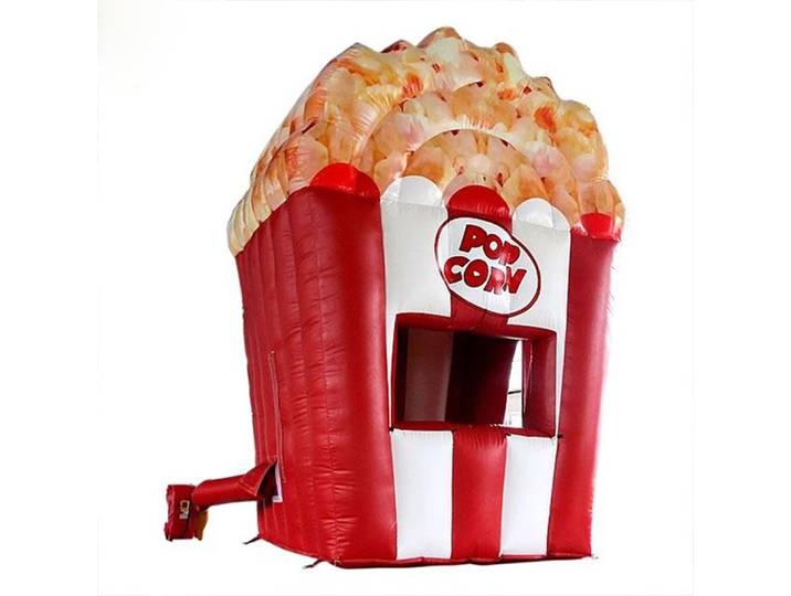 Stand de concession gonflable pour événements extérieurs, parc d'attractions, carnaval, magasin soucieux, kiosque gonflable de pop-corn, activité publicitaire