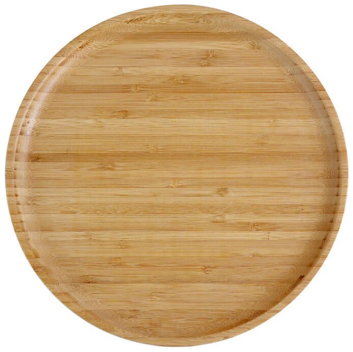 pandoo Mehrweg-Menüteller, 25 cm, natur POBTAS03