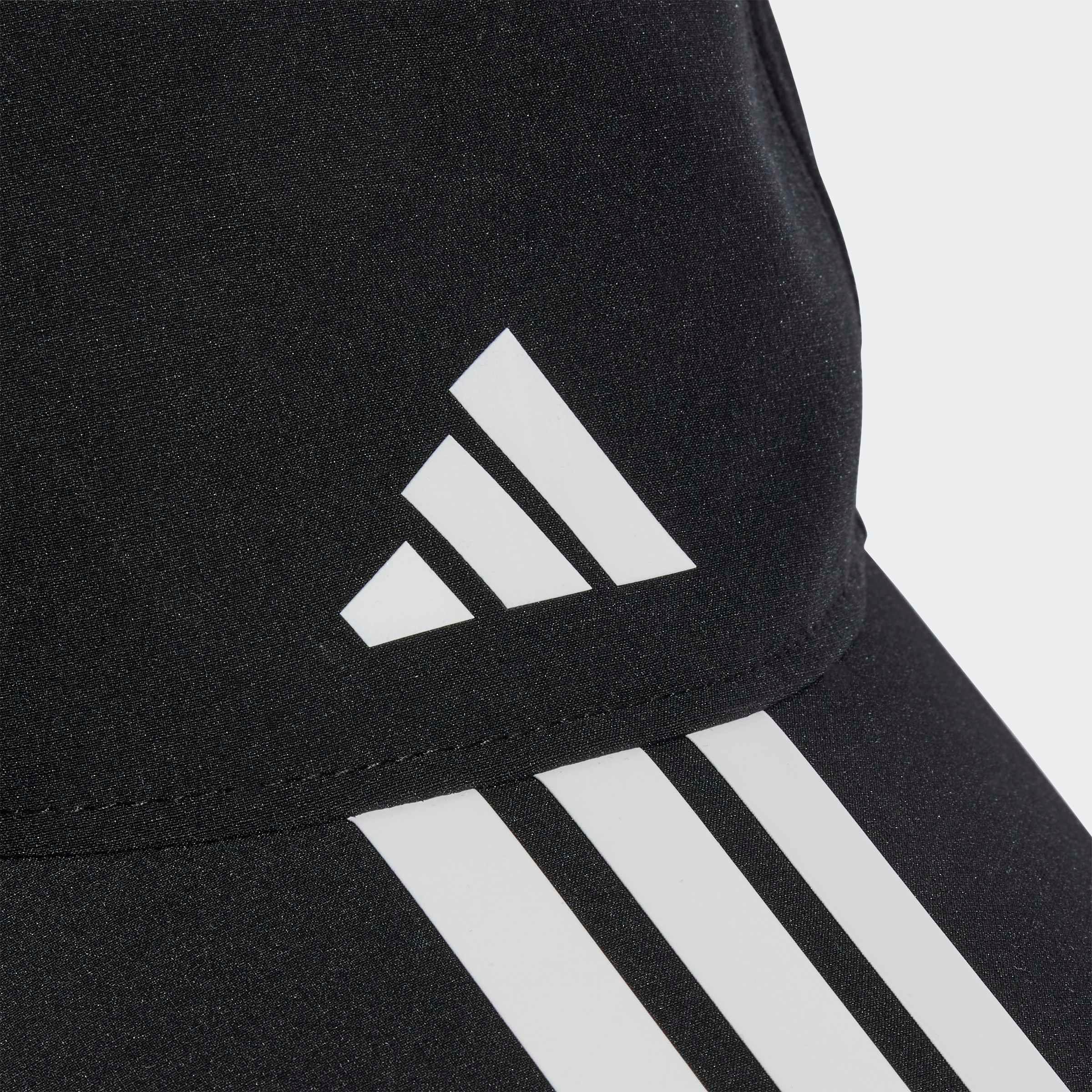 Baseball Cap ADIDAS PERFORMANCE "BB CAP 3S CLIMA", Damen, schwarz-weiß (schwarz, weiß), Obermaterial: 90% Polyester, 10% Elasthan, Caps Baseball Cap, mit Climacool Technologie, für Erwachsene