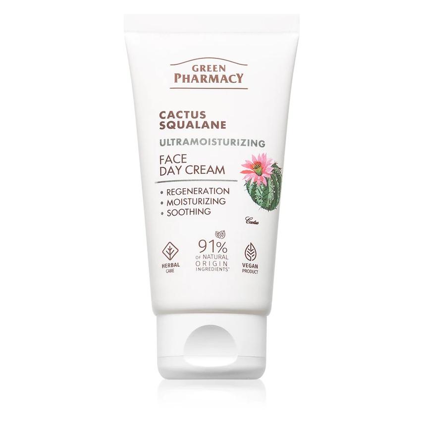 Schubiger Green Pharmacy Cactus Squalane Ultranawilżający krem do twarzy na dzień z kaktusem i skwalanem 50ml (50 ml, Tagescreme) (58897992)