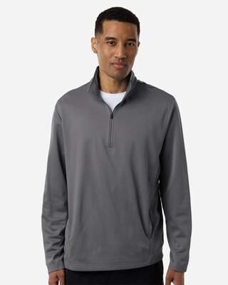 Team 365 TT401 Squad Cadet Quarter-Zip Tech Fleece Pullover T-Shirt size Small   Polyester