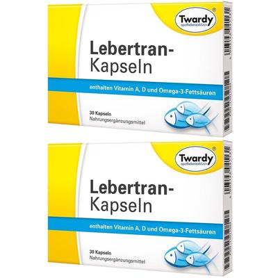 Lebertran Kapseln 2x 2x30 St