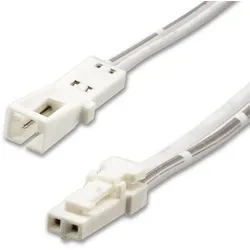 ISOLED MiniAMP Verlängerung male-female, 2-polig, weiß, max. 3A, 50cm ISO-114494