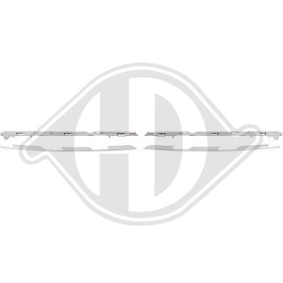 DIEDERICHS Zier-/Schutzleistensatz, Kühlergitter 4407044 für RENAULT