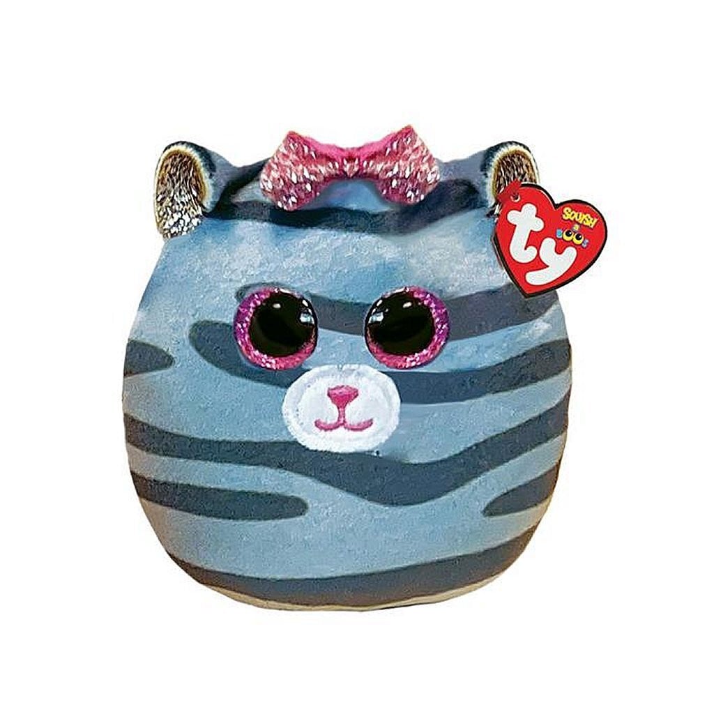 TY Squish-A-Boo Kiki Kat knuffel, 10 cm