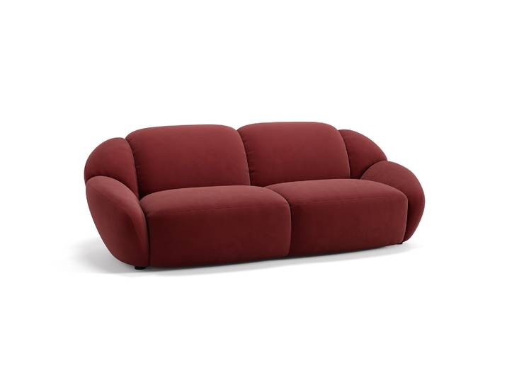 Stoff Designsofa CAPRI 3-Sitzer Sofagarnitur Designercouch Designer Couch