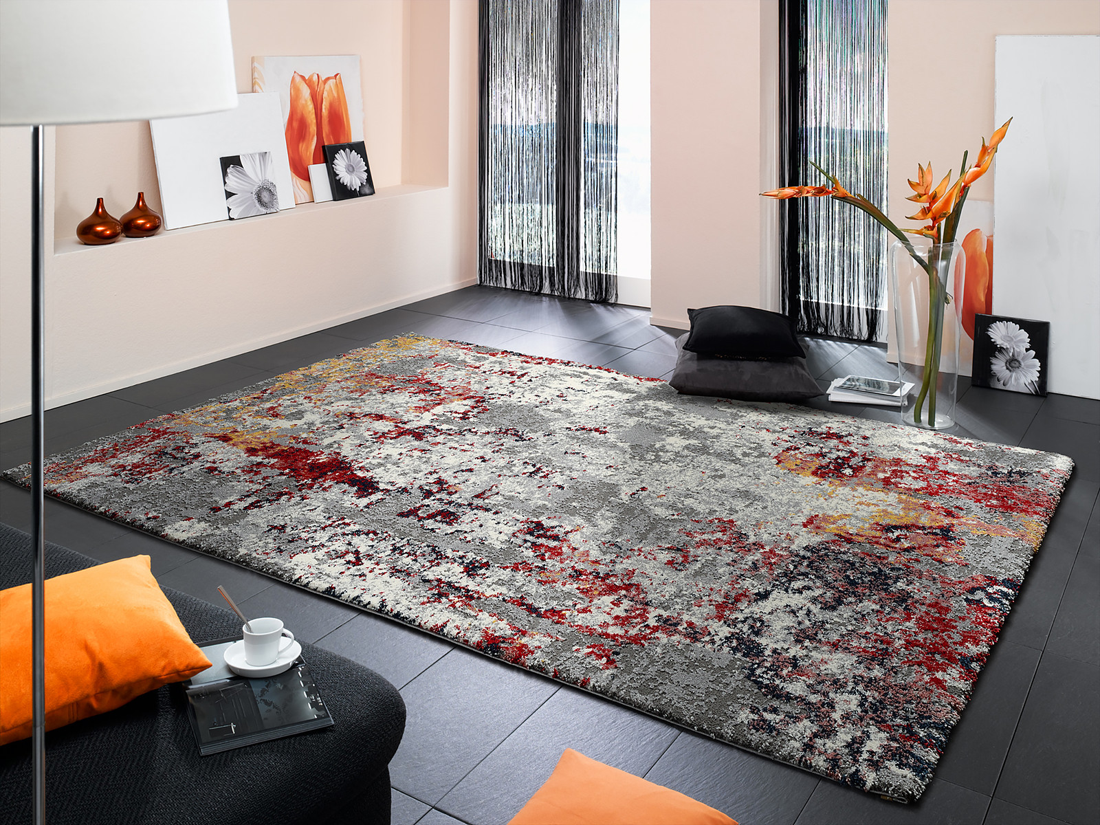 OCI High and Low Eight tapijt Multicolor B/D: 140 x 200 cm