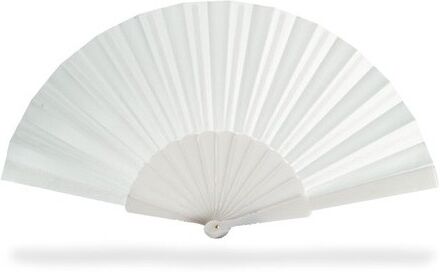 Eventail personnalisé FANNY ABS blanc