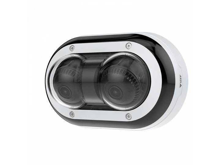 Axis 02415-001\, caméra de sécurité IP\, intérieur et extérieur\, filaire\, montage au plafond/mural\, noir\, blanc\, ampoule