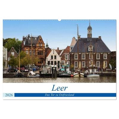 Leer - Das Tor zu Ostfriesland (Wandkalender 2026 DIN A2 quer), CALVENDO Monatskalender