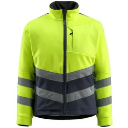 Warnschutz-Fleecejacke "SHEFFIELD" Safe Supreme - L - gelb/schwarzblau