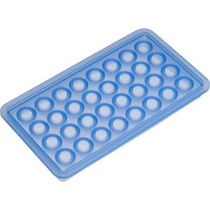 Lurch Eiswürfelform 00010435, Kugeln Ø 2 cm, Eiswürfelformer, eisblau, 32 Kugeln