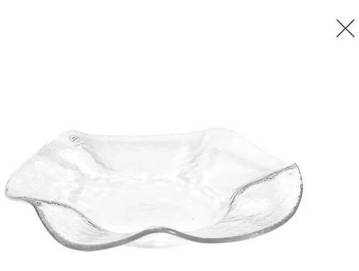 Hergiswiler Glas Wellenrandteller 21cm