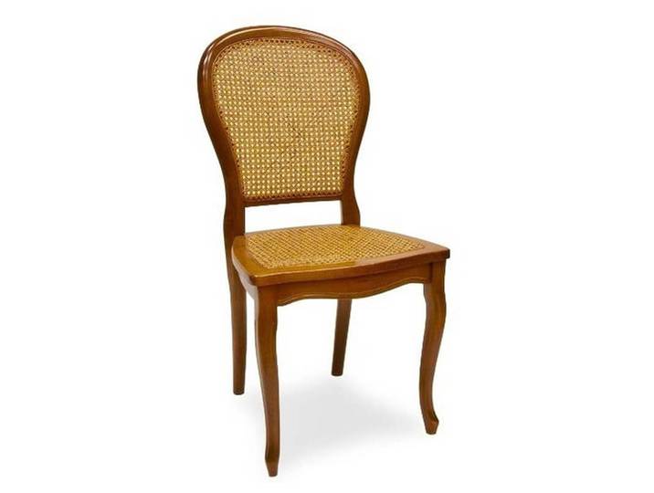 CHAISE DE STYLE EN BOIS CANNÉE MYLÈNE