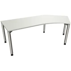 fm Büromöbel Winkelschreibtisch »Fastline« rechts grau, 220x82x80 cm