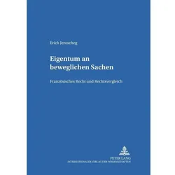 Eigentum an beweglichen Sachen, Fachbücher von Erich Jeroscheg