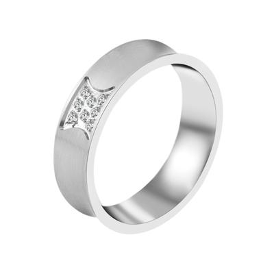Fingerring AKZENT "Perfect Match, langlebig" Gr. 52, silber (silberfarbig), Fingerringe, Damen, 52, Edelstahl, Fingerring