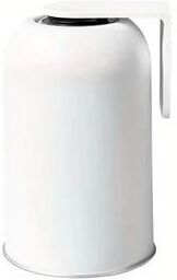 Uplift Picks Wall Mounted Magnetic Stainless Steel Rinse Cup With No Drill Holder white