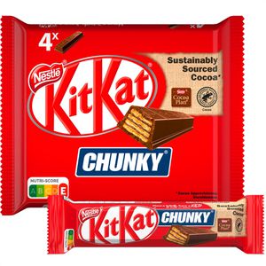 Nestle Schokoriegel KitKat Chunky Classic, 160g, je 40g, 4 Riegel