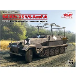 ICM Sd.Kfz.251/6 Ausf.A,WWII German Armoured Command Vehicle
