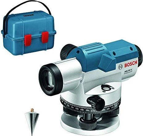 BOSCH Professional Optisches Nivelliergerät GOL 26 G, Koffer 0.601.068.001
